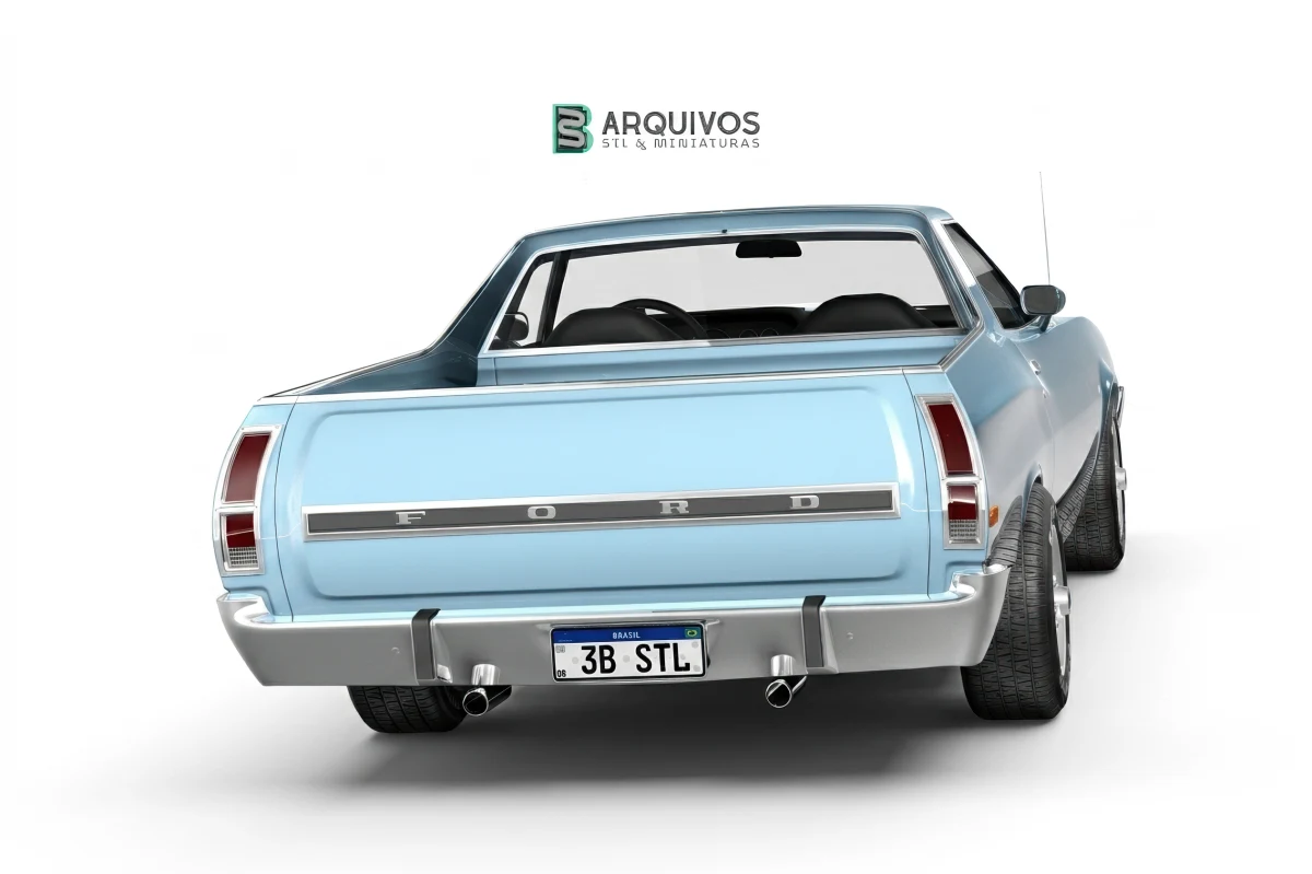 Modelo 3D STL - Ford Ranchero 1972 — foto 5